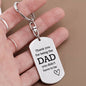 Thank You Stepdad Keychain