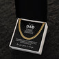 To My Dad Cuban Link Chain