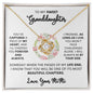 To My Sweet Granddaughter, Love MiMi - Keepsake Necklace