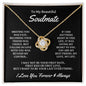 To My Beautiful Soulmate - Love Knot Necklace