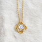 To My Beautiful Daughter, From Mom, Love Knot Necklace