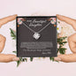 To My Beautiful Daughter, From Mom, Love Knot Necklace