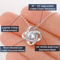 To My Beautiful Daughter, From Mom, Love Knot Necklace