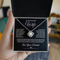 To My Beautiful Wife - Love Knot Necklace