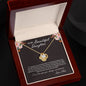 To My Beautiful Daughter, From Mom, Love Knot Necklace