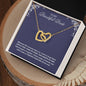 To My Beautiful Bride Hearts Necklace