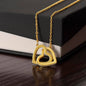To My Beautiful Bride Hearts Necklace