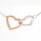 To My Beautiful Bride Hearts Necklace