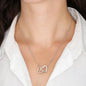 To My Beautiful Bride Hearts Necklace