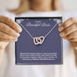 To My Beautiful Bride Hearts Necklace