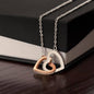 To My Beautiful Bride Hearts Necklace