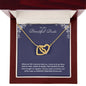 To My Beautiful Bride Hearts Necklace