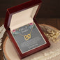 Mother & Daughter Interlocking Hearts Necklace