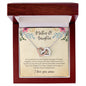 To Mom - Mother & Daughter Interlocking Hearts Necklace YB