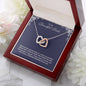 To My Beautiful Bride Hearts Necklace