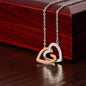 To My Beautiful Bride Hearts Necklace