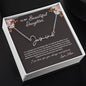 To My Daughter, From Mom, Custom Signature Style Name Necklace