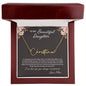 To My Daughter, From Mom, Custom Signature Style Name Necklace
