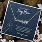 Dog Mom Personalized Paw Necklace NW