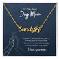 Dog Mom Personalized Paw Necklace NW