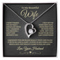 To My Beautiful Wife - Forever Love Necklace BY1