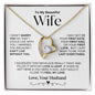 To My Beautiful Wife - Forever Love Necklace