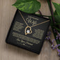 To My Beautiful Wife - Forever Love Necklace BY1