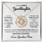 To My Sweet Granddaughter - *PERSONALIZED* Keepsake Necklace