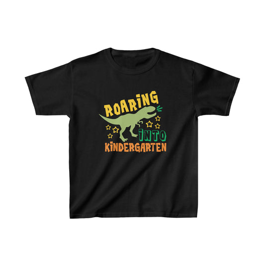 Roaring Into Kindergarten - Kids Heavy Cotton™ Tee