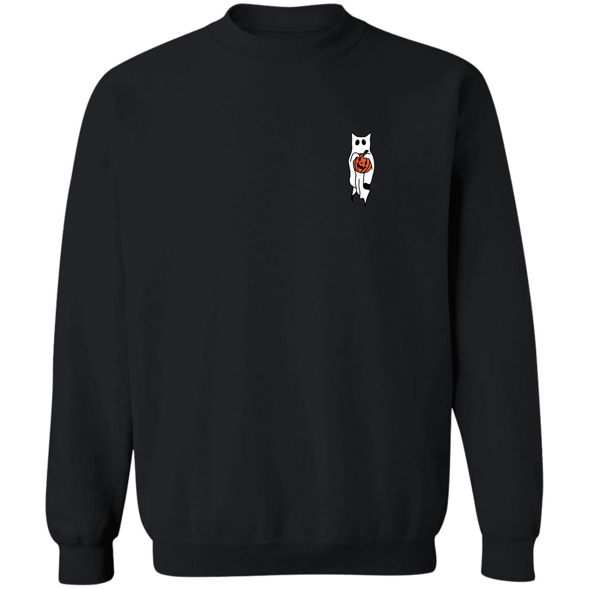 Ghost Cat Pumpkin Sweatshirt