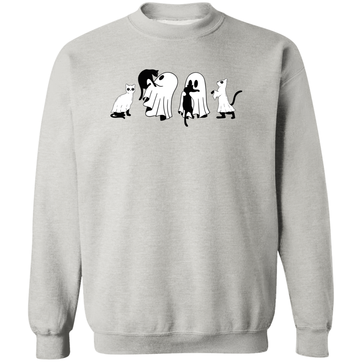 Silly Ghost Cats Sweatshirt