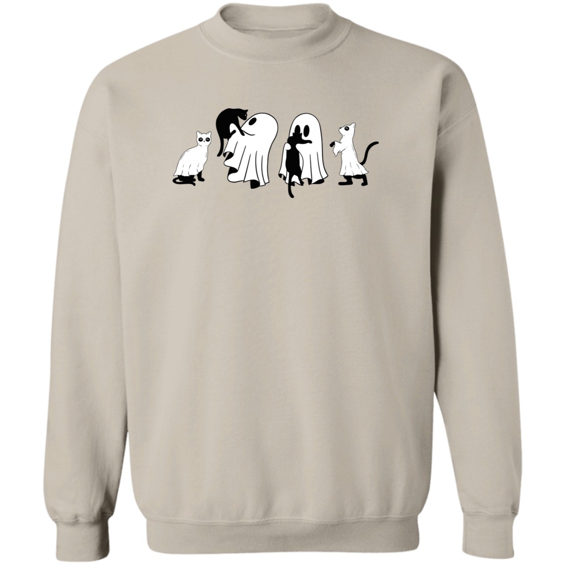 Silly Ghost Cats Sweatshirt