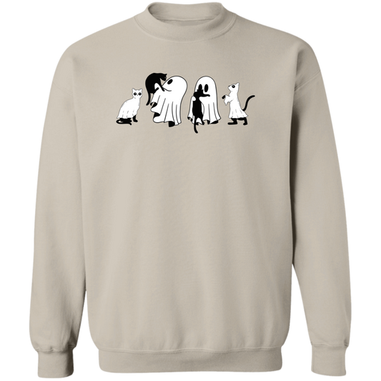 Silly Ghost Cats Sweatshirt