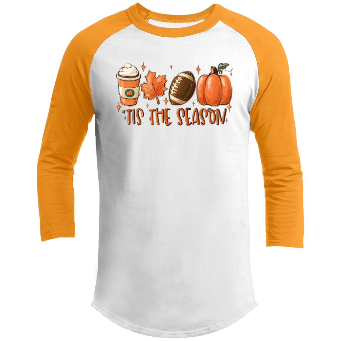 Tis the Season Fall Football Raglan Shirt