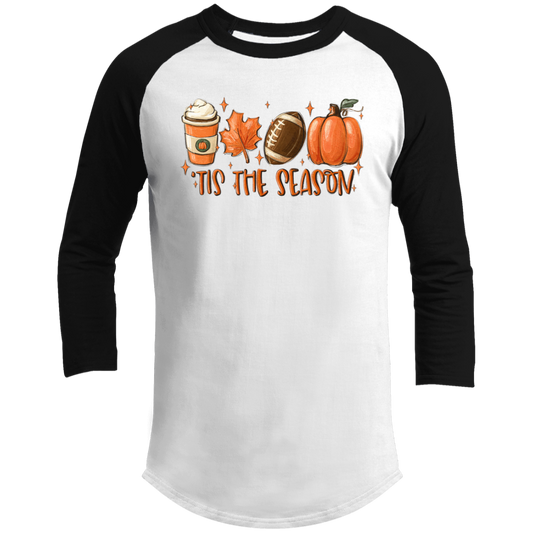 Tis the Season Fall Football Raglan Shirt