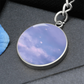 circular keychain