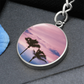 circular keychain