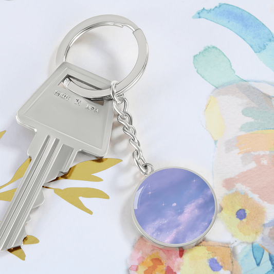 circular keychain