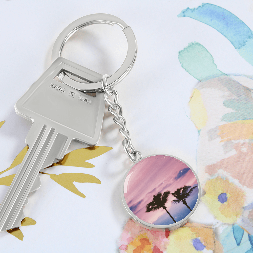 circular keychain