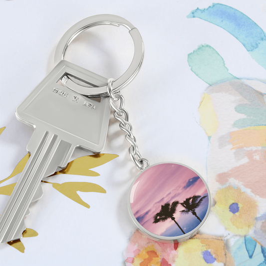 circular keychain