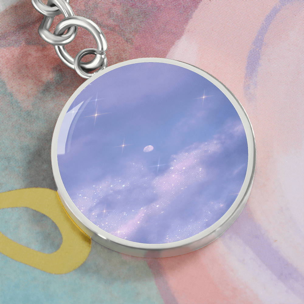 circular keychain