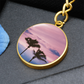 circular keychain