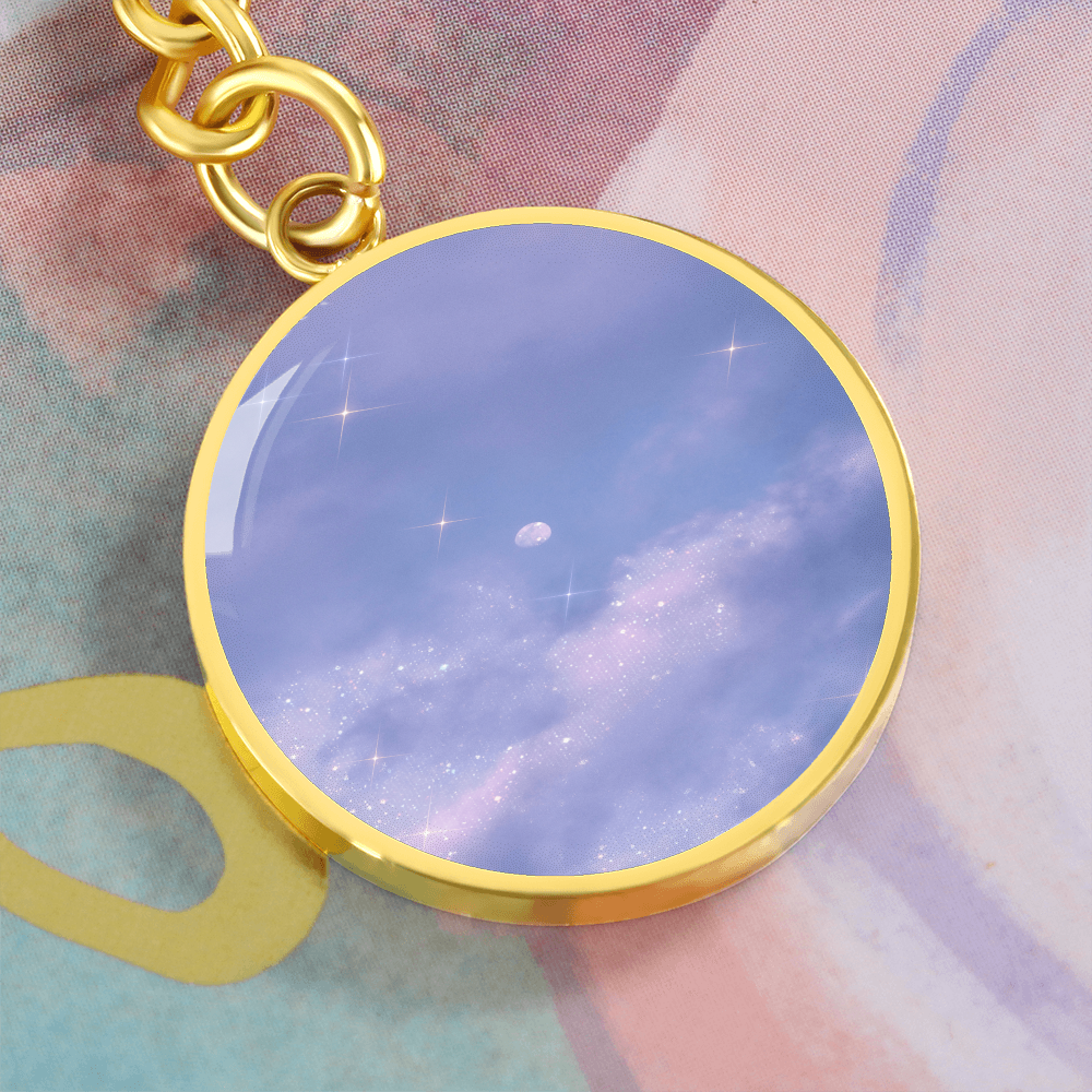 circular keychain