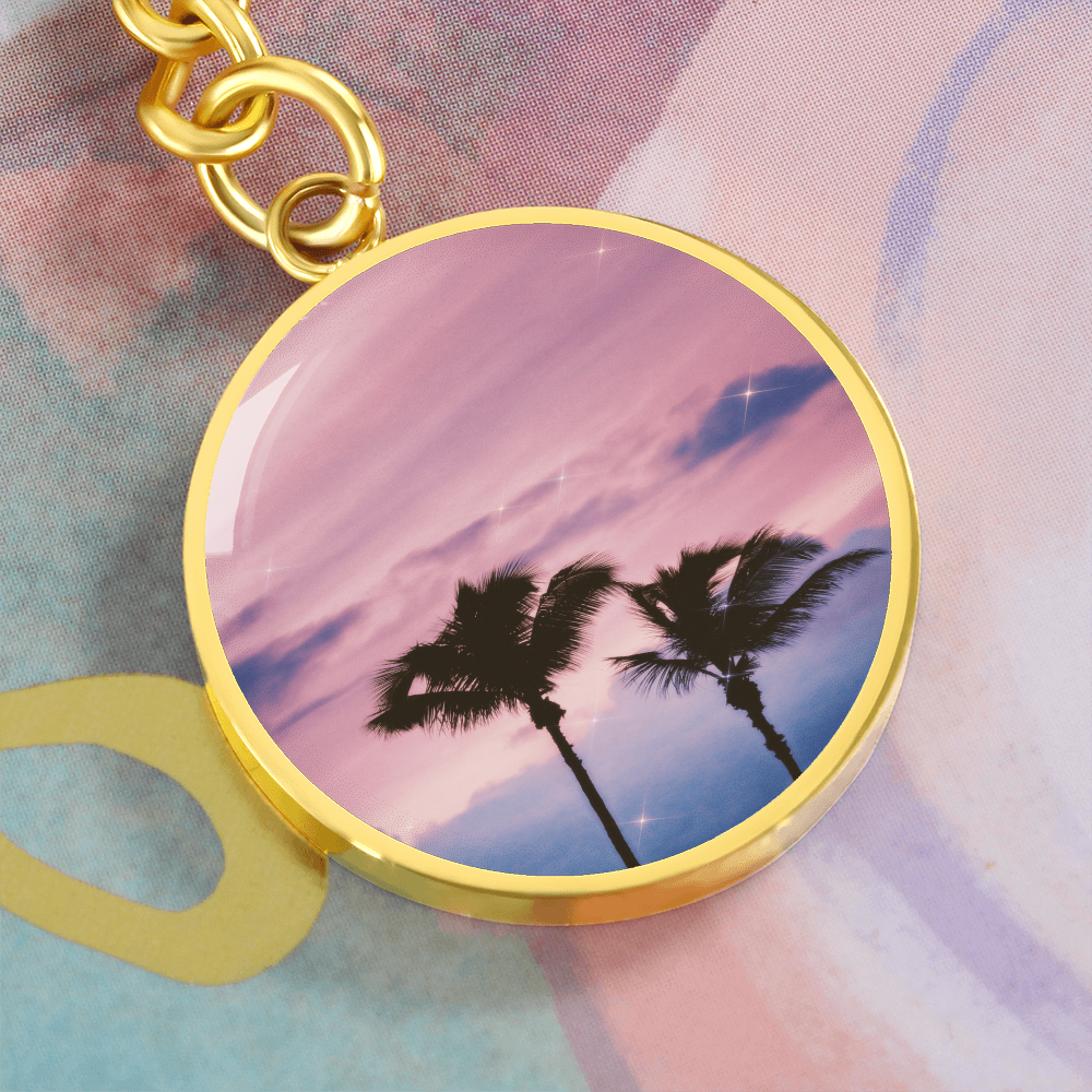 circular keychain