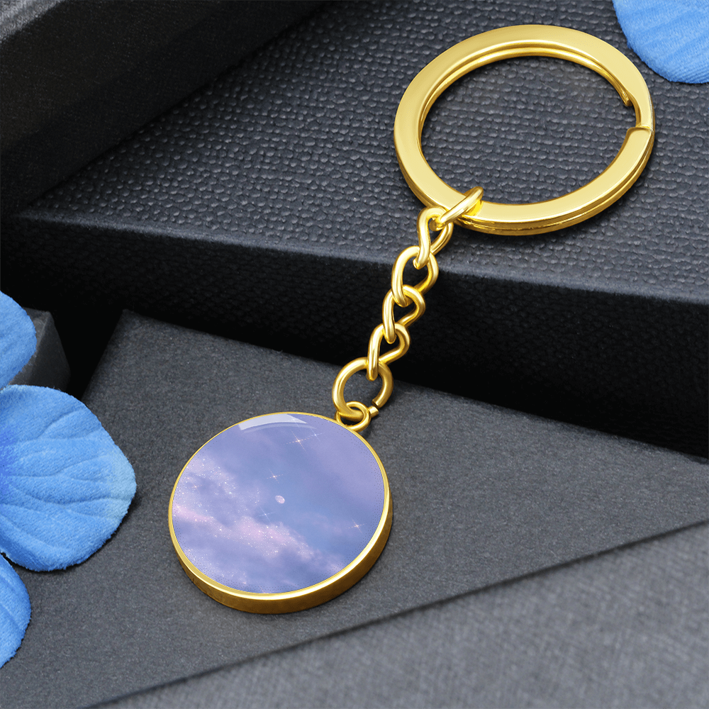 circular keychain