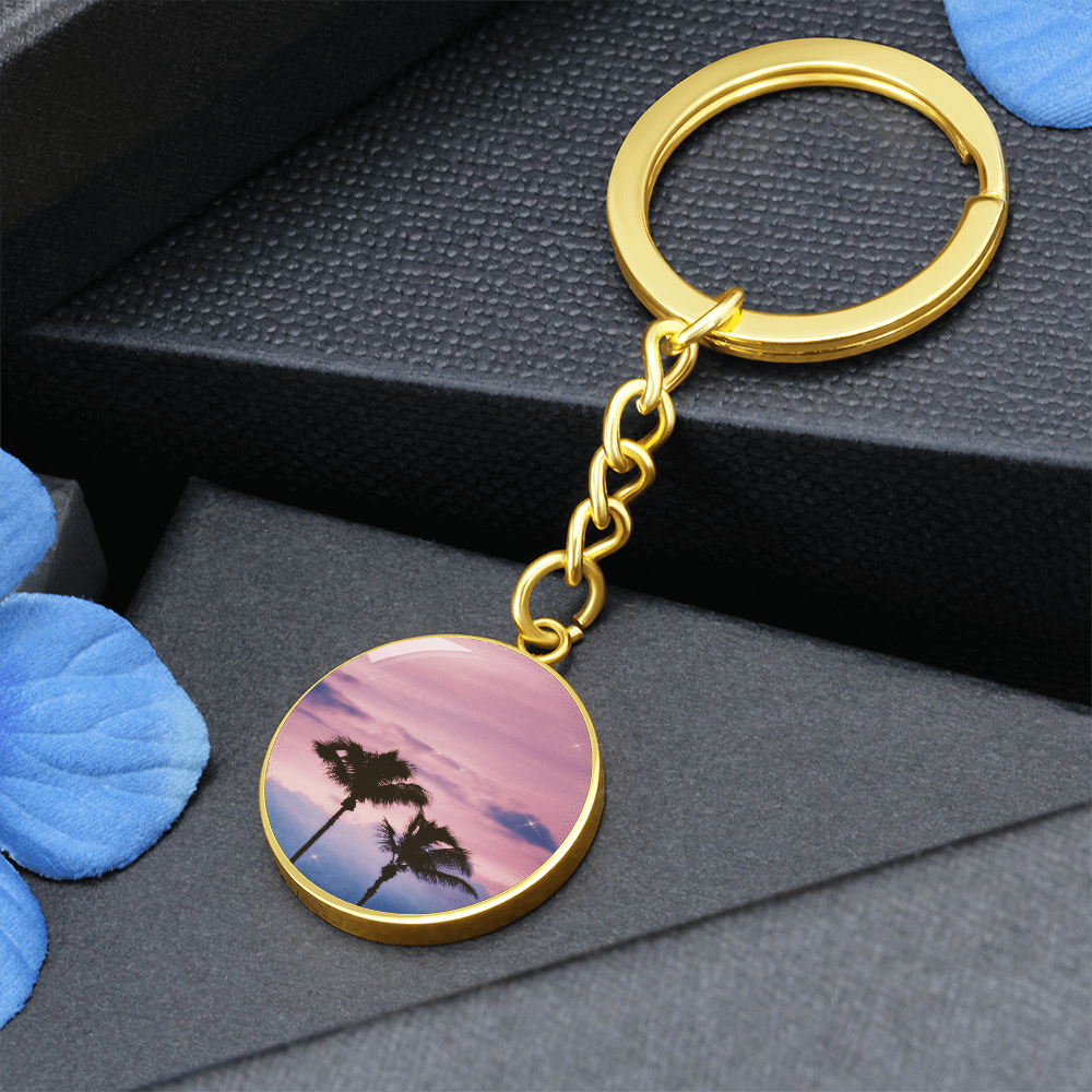 circular keychain