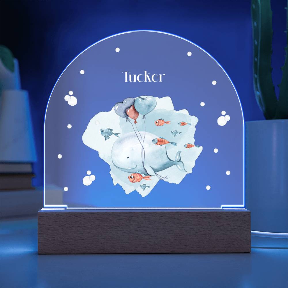 Enchanted Acrylic Nightlight - Kids Personalized LED Lamp