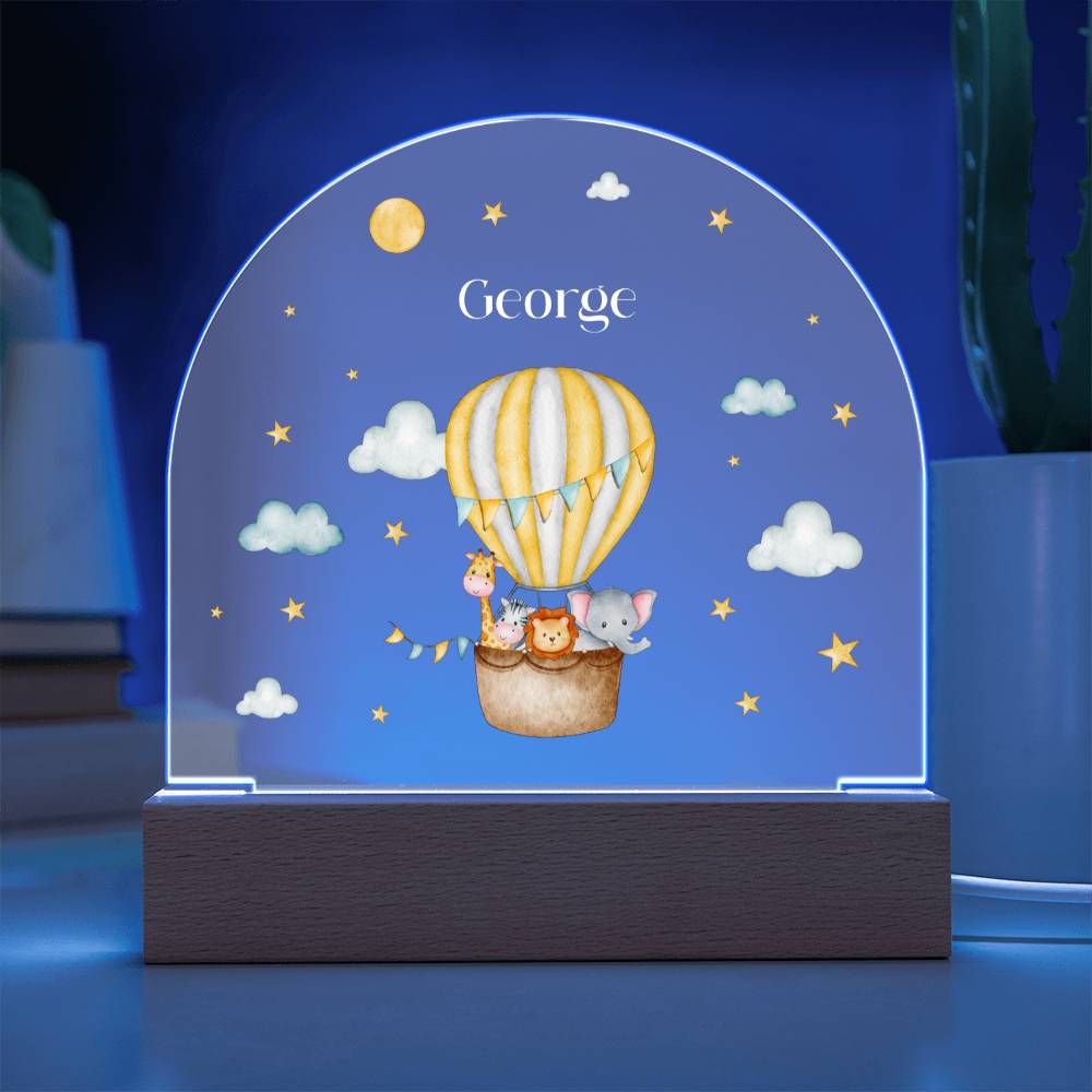 Enchanted Acrylic Nightlight - Kids Personalized LED Lamp