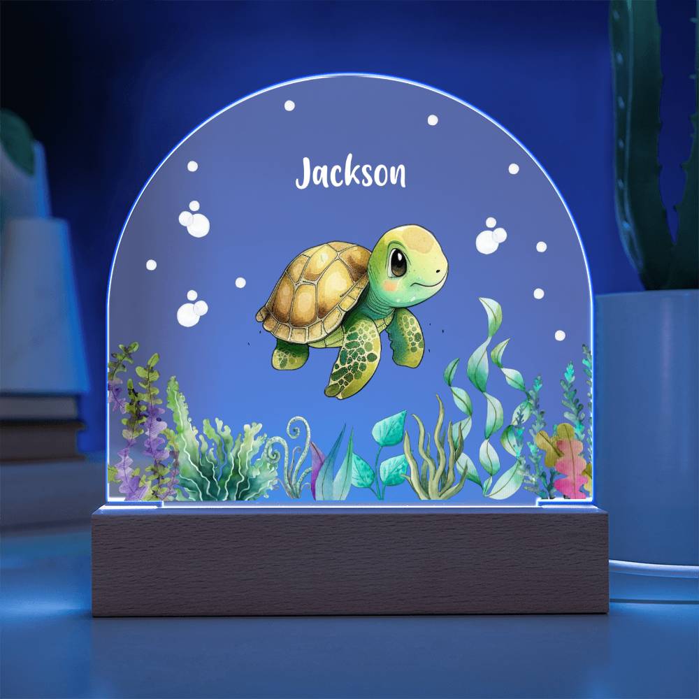 Enchanted Acrylic Nightlight - Kids Personalized LED Lamp