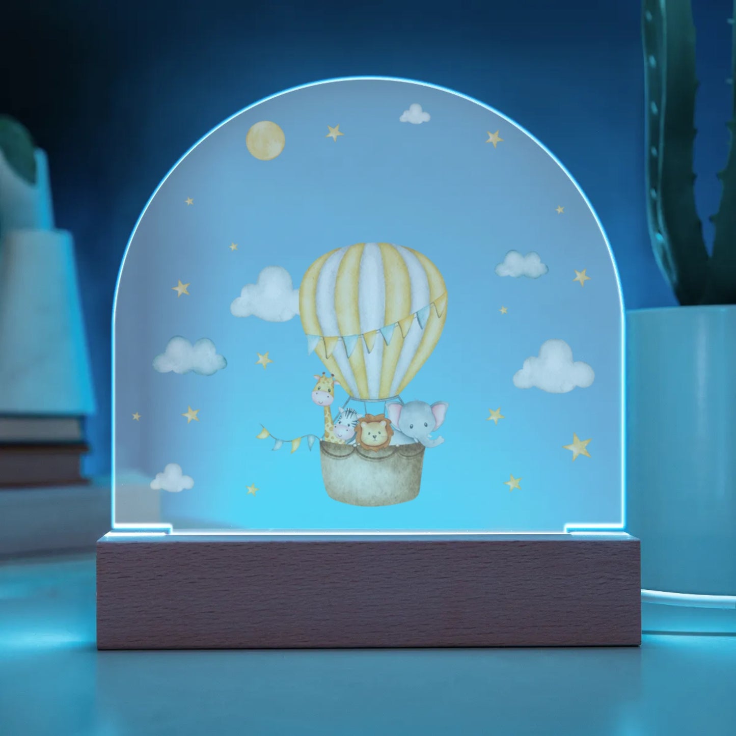 Enchanted Acrylic Nightlight - Kids Personalized LED Lamp